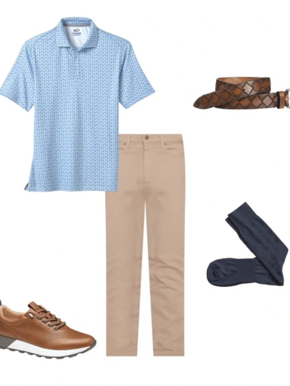 JOHNSTON & MURPHY men’s XC4® Performance Print Polos + Cool Degree™